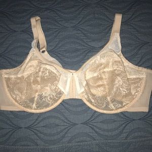 Nude Lace Underwire Bra